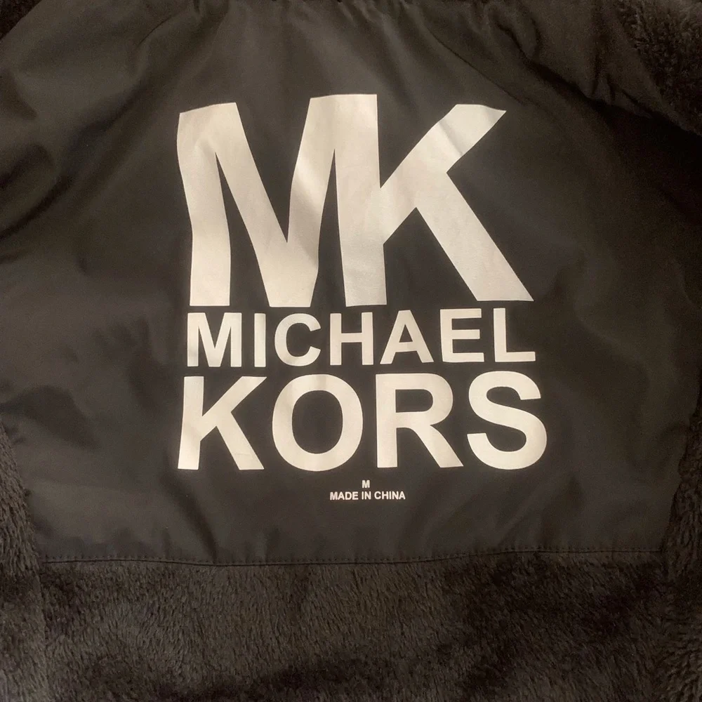 Michael Kors Women's Black Hooded Jacket - Picture 5 of 7